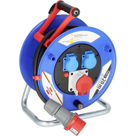 Enrouleur de câble industrie/chantiers Garant CEE 1 IP44 20m H07RN-F 5G2,5
