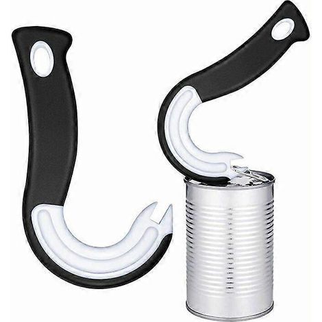 2 Pieces Easy Open Ring Pull Can Opener Easy Pull Can Opener Manual Ring Pull Can Opener Ring Pull Can Opener for (1/5)