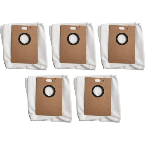 5-Pack Replacement Dust Bags for Tapo RV30 Max Plus and RV20 Max Plus Robotic Vacuum Cleaners (1/5)
