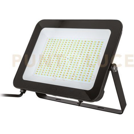 GES2342 PROIETTORE CCT LED 3000-4000-6500K 14800-16300-15200LM 150W NERO OPACO CON STAFFA