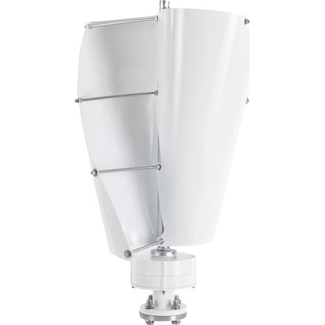 Generador de turbina eólica, eficiente con vientos flojos, fácil instalación, blanco. (1/2)