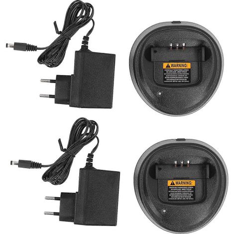 Chargeur de batterie pour radios bidirectionnelles WPLN4137 compatible avec les modèles CP200, CP340, CP360, CP380, CP040, CP140, PM400, PR400, NNTN4496, NNTN4497, NNTN4970 et WPLN4138 (1/4)