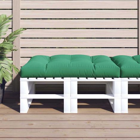 vidaXL Cojín de asiento de jardín de tela verde 120x80x12 cm (1/5)