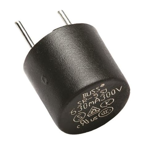 Fusible miniature Eaton, 315mA, type T, 250V c.a., Sortie Radiale