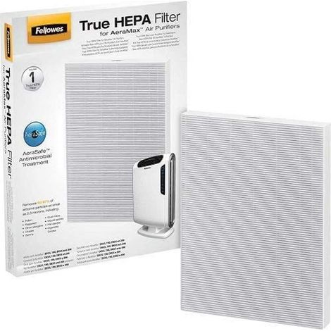 Fellowes Filtro Hepa per Purificatore d'Aria Aeramax DX55, Trattiene Allergeni, Muffe, Vapori, Virus e Batteri, Confezione da 1 Pezzo (1/3)