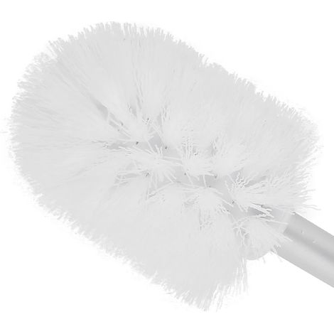 Porte-Brosse de Toilette Murale avec Support - Accessoires de Nettoyage pour Salle de Bain (1/5)