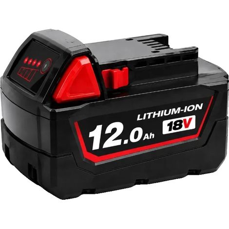 Pack de batterie Li-ion, capacité de 12,0 Ah, compatible avec les outils sans fil de 18V, Allemagne-Pour M18 12.0 (1/2)