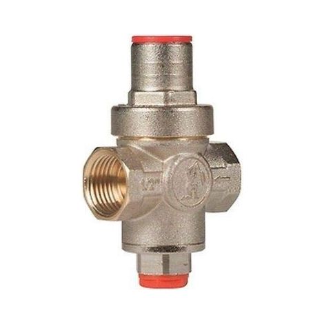 Giacomini – Réducteur de pression à piston 1/2" – Raccords femelle-femelle – PN16 – Pour manomètre Rp 1/4"F