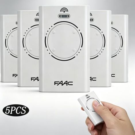 Télécommande FAAC XT4 868 SLH blanc Pack de 5 - blanc (1/5)