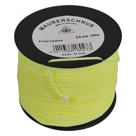 HaWe 18.022 Maurerschnur PP Fluoresz. 100x2,0 (1/2)