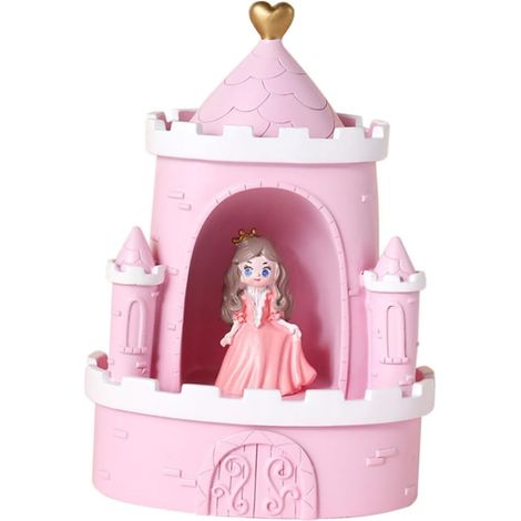 Veilleuse Château en Résine pour Chambre D'garçon et Filles (1/5)