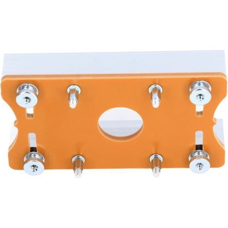 Plaque Insert Table De Défonceuse - 65 mm - Aluminium Et Plastique Technique - Pour Bois Jusqu'à 5 cm D'épaisseur - 1 Pièce (1/3)