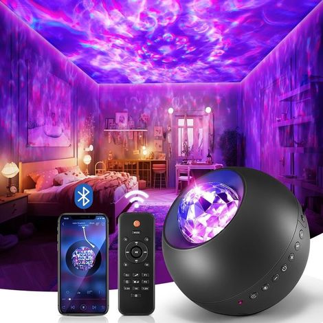 Starry Sky Projector, Night Light for Kids with White Noise, Bluetooth LED Lamp for Aesthetic Bedroom Decoration, 20 Starry Sky Projector Lights, Galaxy Ceiling Projector Bedside Lamp (1/5)