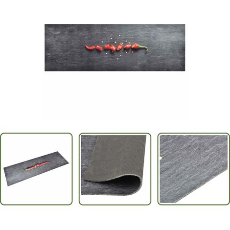vidaXL Pfeffermuster - Küchenbodenmatte Waschbar Pfeffer 45x150 cm (1/5)