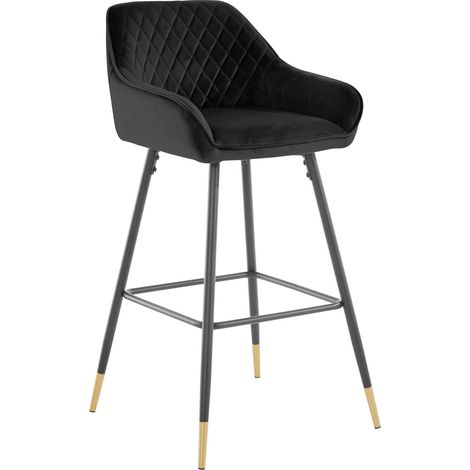 Tabouret de bar noir