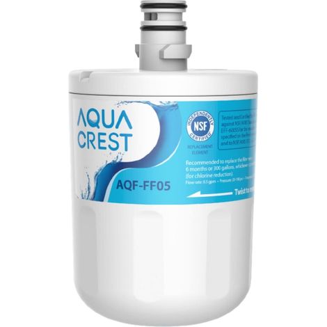 Aquacrest 5231JA2002A Refrigerator Water Filter, Replacement for LG® LT500P®, WSL-1, WF-290, ADQ72910902, ADQ72910901, 5231JA2002B, Kenmore GEN11042FR-08, GEN11042F-08, 46-984490, package may vary (1) (1/5)