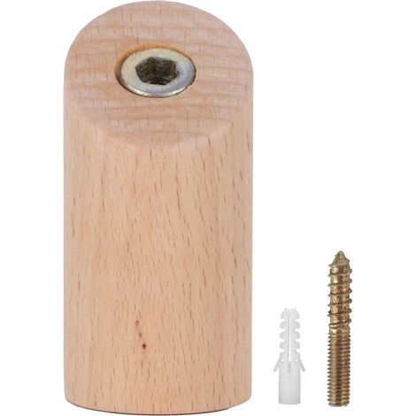 Tabouret Bois Polyvalent Petit Banc Siège Enfant Meuble DIY Carré Couleur Nature (1/5)