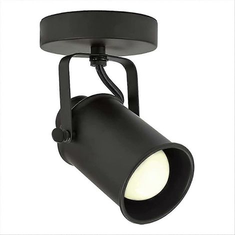 Industrielle Wandleuchte mit Netzkabel, verstellbare schwarze Retro-Wandleuchte, Wandstrahler, Wandlampe (1/5)