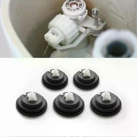 5-teiliges Ersatz-Dichtungsset aus Gummi für Badezimmer, 28 mm, passend für alle Siamp-Tank-Packventile, Kugelhähne, Einlass unten. (1/4)