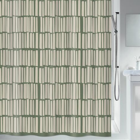 RIDEAU DE DOUCHE POLYESTER 180x200CM RITA (1/3)