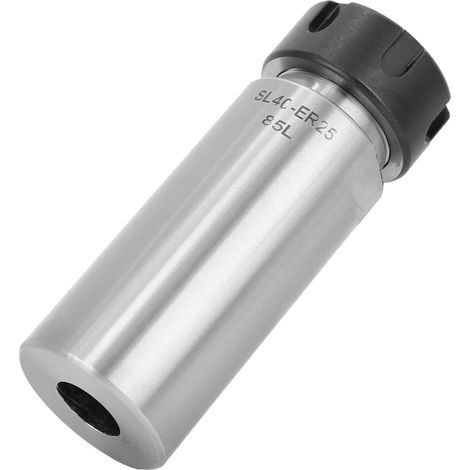 Porte-outil CNC à queue droite, mandrin de serrage à pince latéral, tige d'extension pour tour, fixation robuste, usage professionnel. (1/5)
