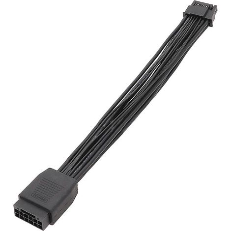 Câble d'extension d'alimentation PCIe 5.0 ATX3.0 16 broches mâle vers 16 broches (12+4P) femelle pour GPU-A- (1/4)