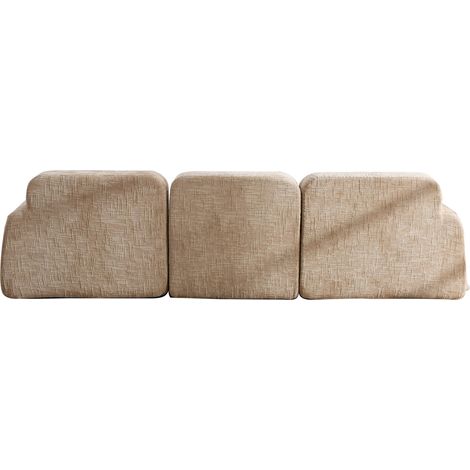 Canapé moderne en Tissu, couleur Sable, 182 x 270 x 73 cm, pour salon, bureau et petit appartement, de qualité supérieure (1/5)