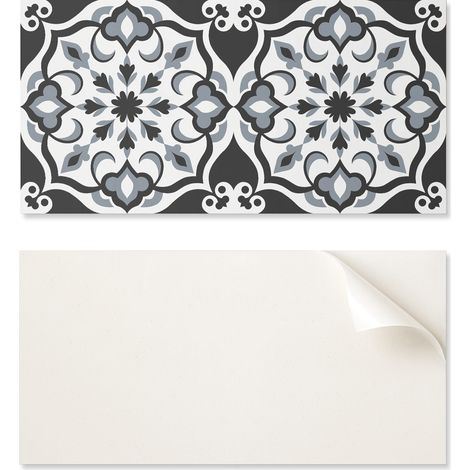 Azulejos de pared de PVC con dise帽o floral para decoraci贸n de habitaciones, 10x40x20 cm.