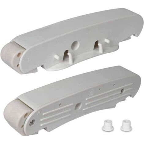 Ensemble de 2 nettoyeurs de piscine avec kit de glissières blanches - Hayward (1/4)