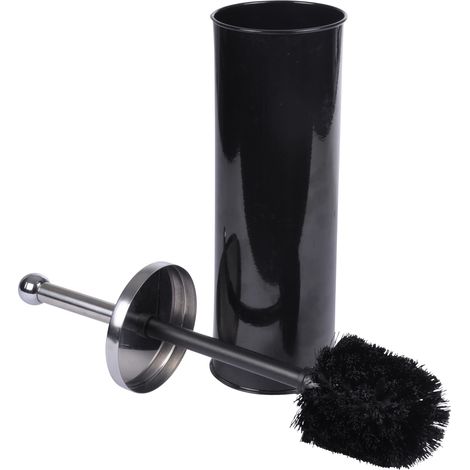 Douceur d'Intérieur 6ASB221NR, scopino per WC, nero, 9,5 x 37 cm