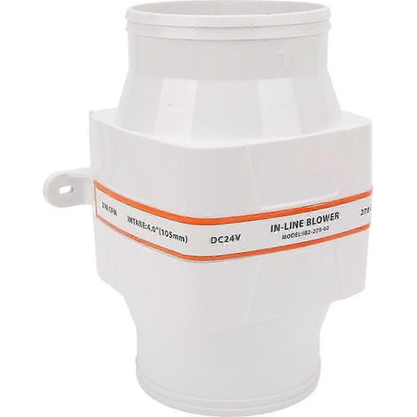 Ventilateur de cale marin étanche 26-27 270 CFM 4 pouces, électrique en ligne 24 V CC (1/5)