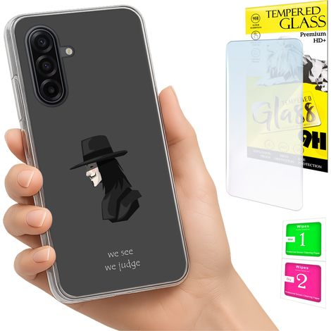 Custodia per Samsung Galaxy A17 5G, cover fotografica, cover posteriore + vetro 9H (1/5)