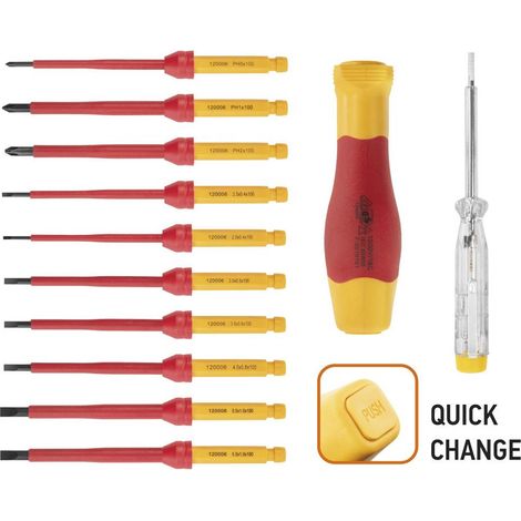 Neo Tools 01-308 Schraubendreher-Set mit elektrischem Tester 1000V (1/5)