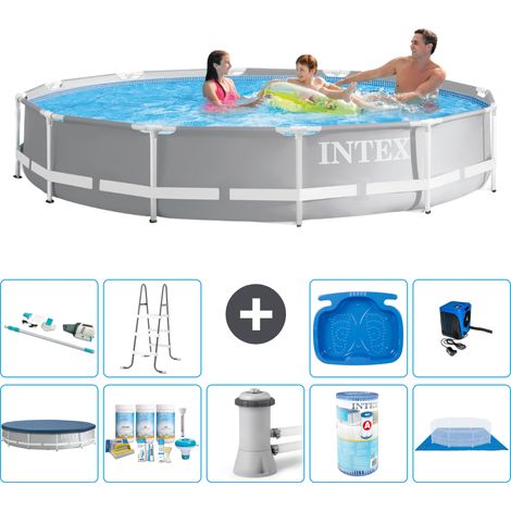 Intex Piscine Prism Frame Ronde - 366x76 cm - 10-pièces S31976 (1/5)