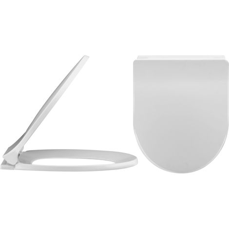 Milano D Shaped Toilet Seat - 370mm x 465mm (1/2)