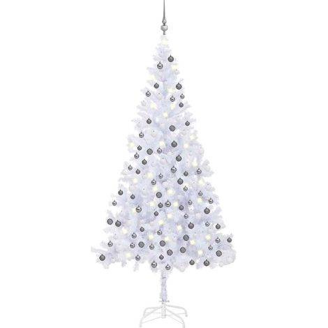 Künstlicher Weihnachtsbaum Beleuchtung Kugeln 210cm 910 Zweige