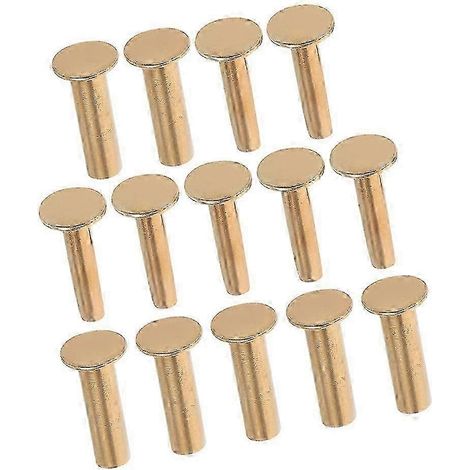Rivets pour poignées de cuisine, 28 paires de vis en cuivre compatibles avec la fixation DIY (1/5)