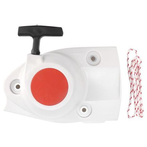 Brush cutter with retraction mechanism and 2 meters of rope -