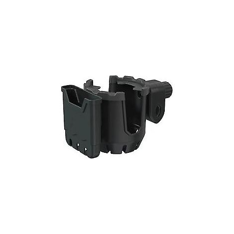Porte-bouteille multifonctionnel 2 en 1 pour vélo, support pour téléphone, porte-gobelet universel pour poussette (noir) (1/5)