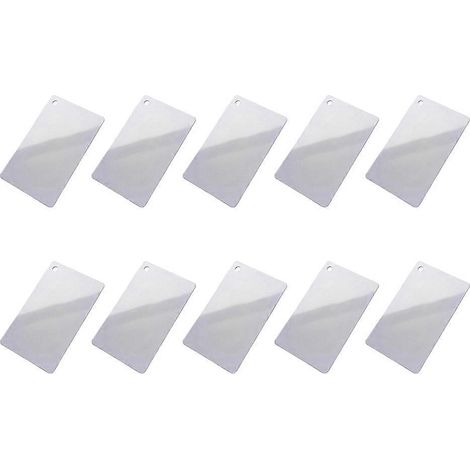 Dix cartes RFID blanches UHF perforées, utilisant la puce 8654 H3, cartes RFID UHF 860-960 MHz. (1/5)