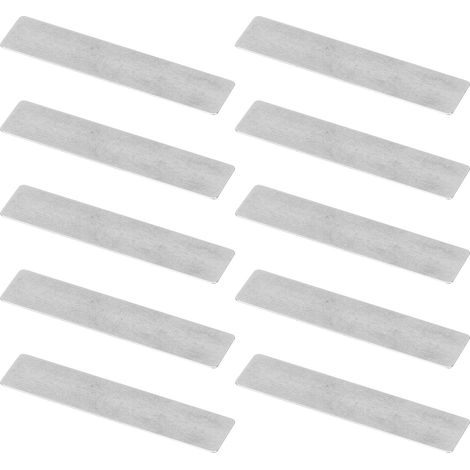 10 pièces de soupapes pour compresseur d'air, en fonte rectangulaire, accessoires de pompe pour cylindre de 51 mm (1/5)
