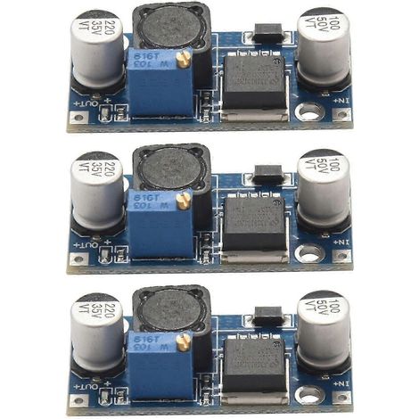 Lot de 18 convertisseurs CC-CC LM2596 (3,0-40 V vers 1,5-35 V)  lot de 6 FDQ (1/5)