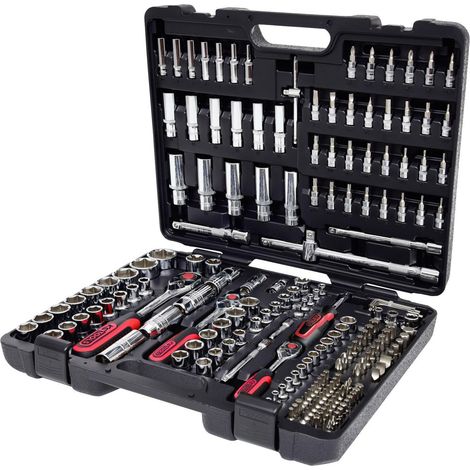 [NEUWERTIG] B-Ware Ks Tools Steckschlüsselsatz 1/4"+3/8"+1/2" Chrom Eplus Steckschlüssel Satz 195tlg