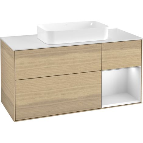 Villeroy & Boch F711MTPC Meuble sous lavabo Finion F71 (1/2)