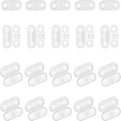 1777MM Transparent Beaded Vertical Blind Roller Blind Venetian Blind Beaded Chain Connector Curtain Link Buckle (30 pieces) (1/5)