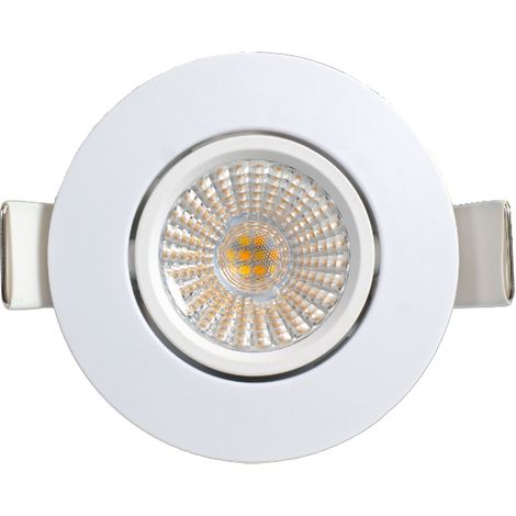Spot blanc encastré orientable LED 6W RT 2012/RE2020 IP65 - IICSEN