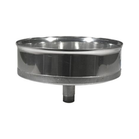 TAPPO CHIUSURA ACCIAIO CON SPURGO Diam. 180 DK