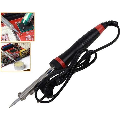 Saldatore stilo a stagno 40 watt elettrico 220v per saldatura fili cavi circuiti fai da te (1/2)
