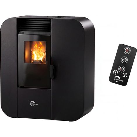 Pelletofen Slim Astral 9,4 kW Schwarz Sannover (1/3)