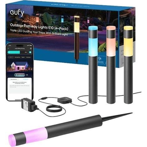 Lampada da giardino LED Eufy RGBWW multicolore 425 mm (1/2)